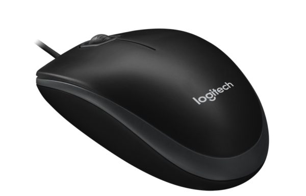 Logitech B100 Optical Wired Mouse Black