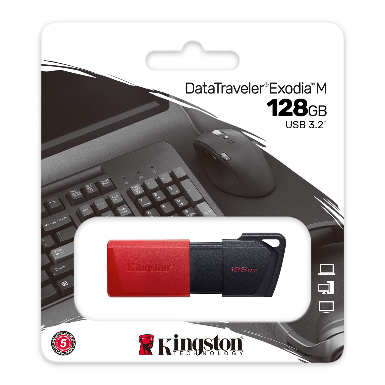Kingston DataTraveler Exodia M USB 3.2 128GB Flash Drive