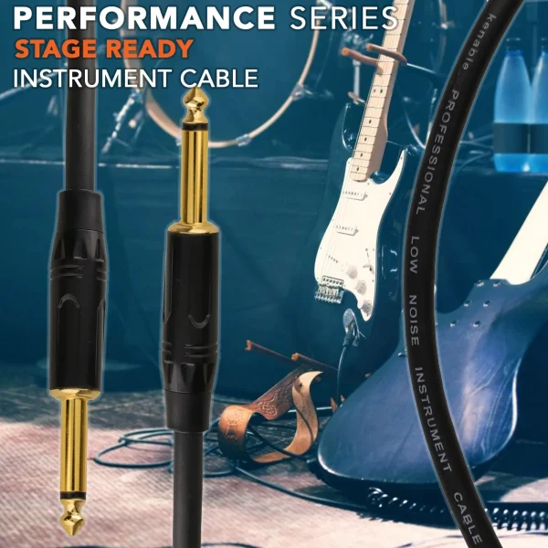 STAGE READY Studio Guitar Lead Instrument Cable 6.35mm 1/4 inch Jack ...