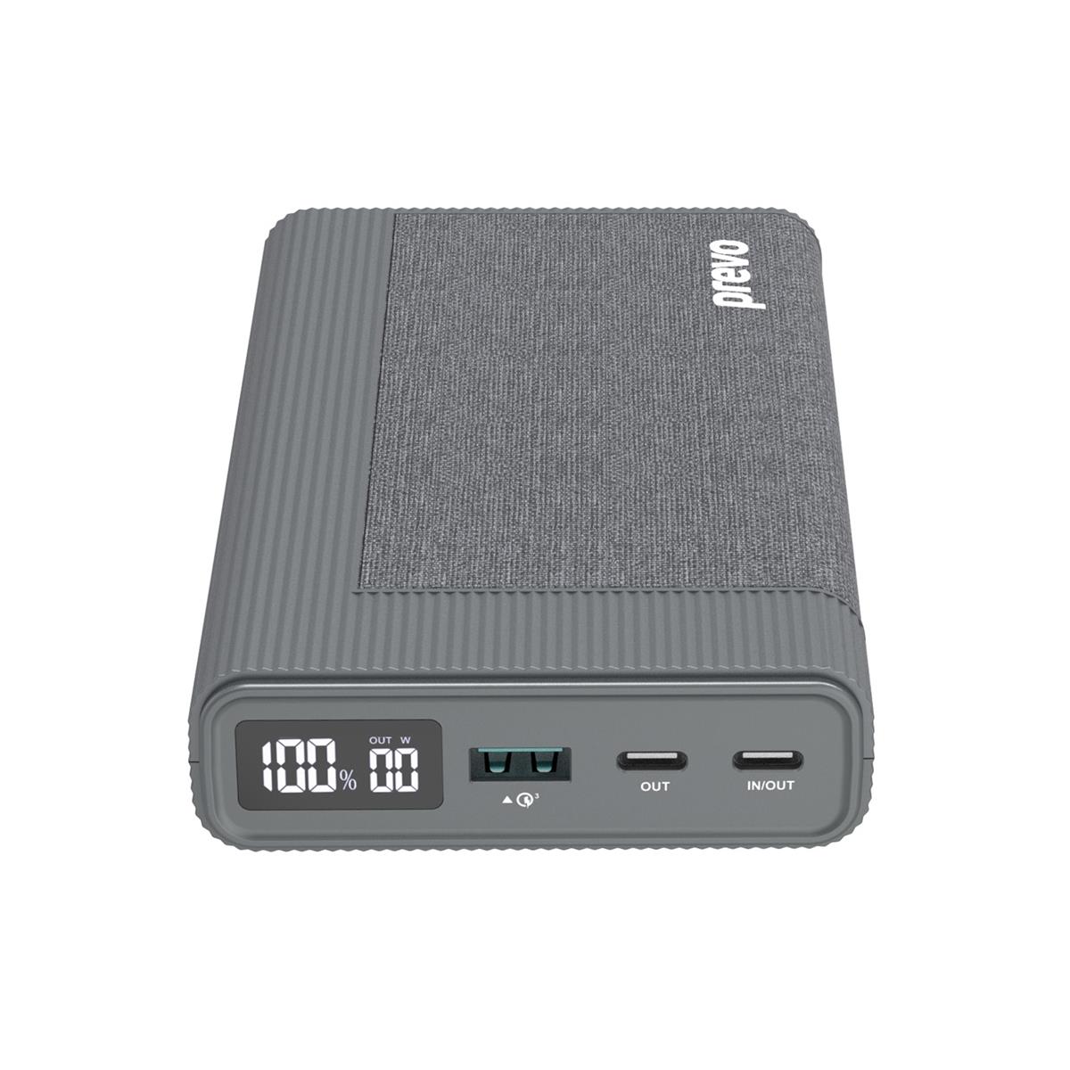 Prevo AD10C 100W USB-C Power Delivery PD 20000mAh Portable Fast-Charging Powerbank with Digital Display